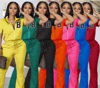 Women's Casual Letter Solid Color Spandex Polyester Pants Sets main image 1