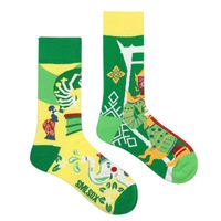 Unisex Casual Portrait Abstract Cotton Printing Crew Socks A Pair sku image 7