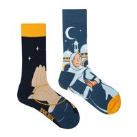 Unisex Casual Portrait Abstract Cotton Printing Crew Socks A Pair sku image 32