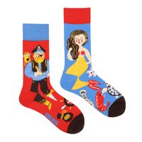 Unisex Casual Portrait Abstract Cotton Printing Crew Socks A Pair sku image 21