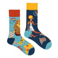 Unisex Casual Portrait Abstract Cotton Printing Crew Socks A Pair sku image 11