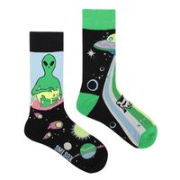 Unisex Casual Portrait Abstract Cotton Printing Crew Socks A Pair sku image 3
