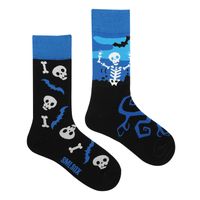 Unisex Casual Portrait Abstract Cotton Printing Crew Socks A Pair sku image 1