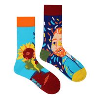 Unisex Casual Portrait Abstract Cotton Printing Crew Socks A Pair sku image 41