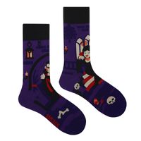 Unisex Casual Portrait Abstract Cotton Printing Crew Socks A Pair sku image 34
