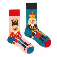 Unisex Casual Portrait Abstract Cotton Printing Crew Socks A Pair sku image 20