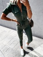 Women's Street Streetwear Solid Color Ankle-length Jumpsuits main image 4