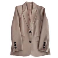 Women's Coat Long Sleeve Blazers Business Solid Color main image 5