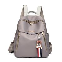 Solid Color Casual Daily Women's Backpack sku image 3