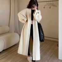 Women's Cardigan Long Sleeve Sweaters & Cardigans Pocket Casual Solid Color main image 4