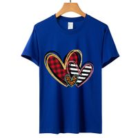 Unisex T-shirt Short Sleeve T-shirts Streetwear Heart Shape main image 2