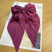 Women's Elegant Glam Bow Knot Satin Hair Clip sku image 18