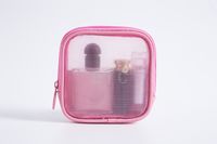 Lässig Einfarbig Gaze Aufbewahrung Tasche Kosmetiktaschen sku image 5