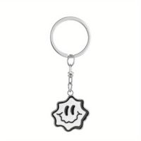 Simple Style Smiley Face Alloy Bag Pendant Keychain sku image 1