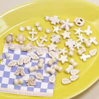 10 PCS/Package Howlite Water Droplets Starfish Skull Beads main image 2