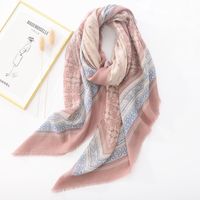 Women's Retro Ethnic Style Printing Polyester Printing Scarf sku image 1