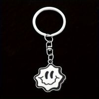 Simple Style Smiley Face Alloy Bag Pendant Keychain main image 1