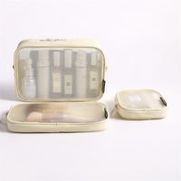 Casual Solid Color Gauze Storage Bag Makeup Bags sku image 32
