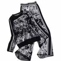 Street Women's Casual Printing Spandex Polyacrylonitrile Fiber Printing Pants Sets Pants Sets main image 4