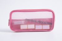 Lässig Einfarbig Gaze Aufbewahrung Tasche Kosmetiktaschen sku image 13