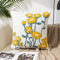 Elegant Glam Flower Canvas Pillow Cases sku image 5