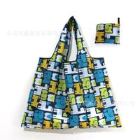 Cute Pastoral Flower Polyester Composite Needle Punched Cotton Shopping Bags sku image 43