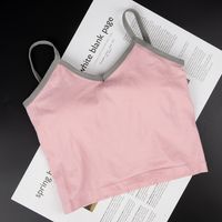 Femmes Camisole Débardeurs Décontractée Couleur Unie main image 6