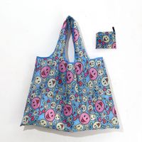 Cute Pastoral Flower Polyester Composite Needle Punched Cotton Shopping Bags sku image 53