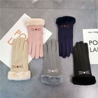 Women's Basic Simple Style Solid Color Gloves 1 Set main image 1