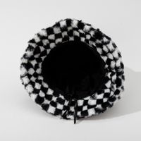 Unisex Basic Classic Style Checkered Printing Wide Eaves Wool Cap main image 4