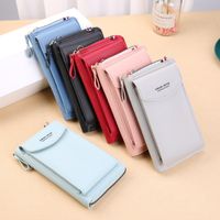 Women's Solid Color Pu Leather Zipper Wallets main image 10