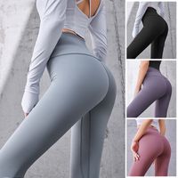 Simple Style Solid Color Spandex Polyester Active Bottoms Leggings main image 4