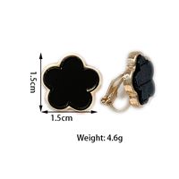 Wholesale Jewelry Simple Style Flower Alloy Gold Plated Plating Ear Studs sku image 7