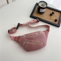 Women's Classic Style Solid Color Pu Leather Waist Bags main image 3