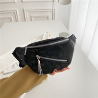 Women's Classic Style Solid Color Pu Leather Waist Bags sku image 2