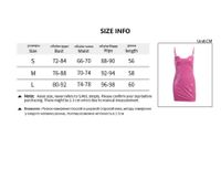 Women's Strap Dress Sexy Strap Sleeveless Solid Color Above Knee Banquet Date Bar main image 2