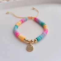 1 Pieza Dulce Cara Sonriente Perla Tejido De Punto Mujeres Pulsera main image 4