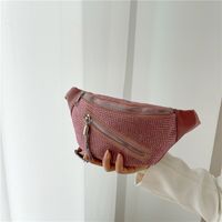 Women's Classic Style Solid Color Pu Leather Waist Bags main image 5