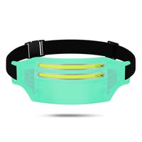 Unisex Sports Solid Color Lycra Waterproof Anti-theft Waist Bags sku image 15