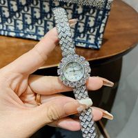 Elegant Lady Geometric Jewelry Buckle Quartz Women's Watches sku image 1