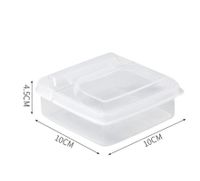 Simple Style Square Plastic Storage Container Box sku image 1