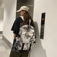 One Size Color Block School Daily School Backpack sku image 2
