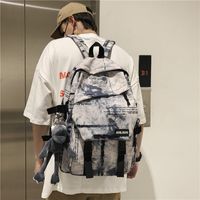 One Size Color Block School Daily School Backpack sku image 3