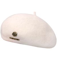 Women's Basic Simple Style Solid Color Eaveless Beret Hat main image 5