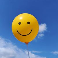 Simple Style Smiley Face Emulsion Party Birthday Festival Balloons sku image 1