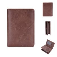 Men's Solid Color Pu Leather Zipper Wallets main image 3