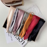 Women's Simple Style Color Block Polyester Silk Scarf main image 6