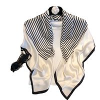 Women's Classic Style Commute Color Block Polyester Printing Scarf main image 2