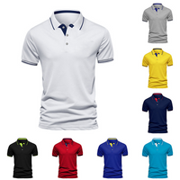 Men's Solid Color Polo Shirt Men's Clothing main image 5