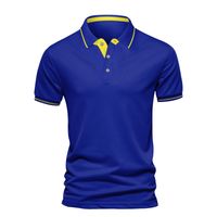 Hommes Couleur Unie Chemise Polo Vêtements Pour Hommes main image 2